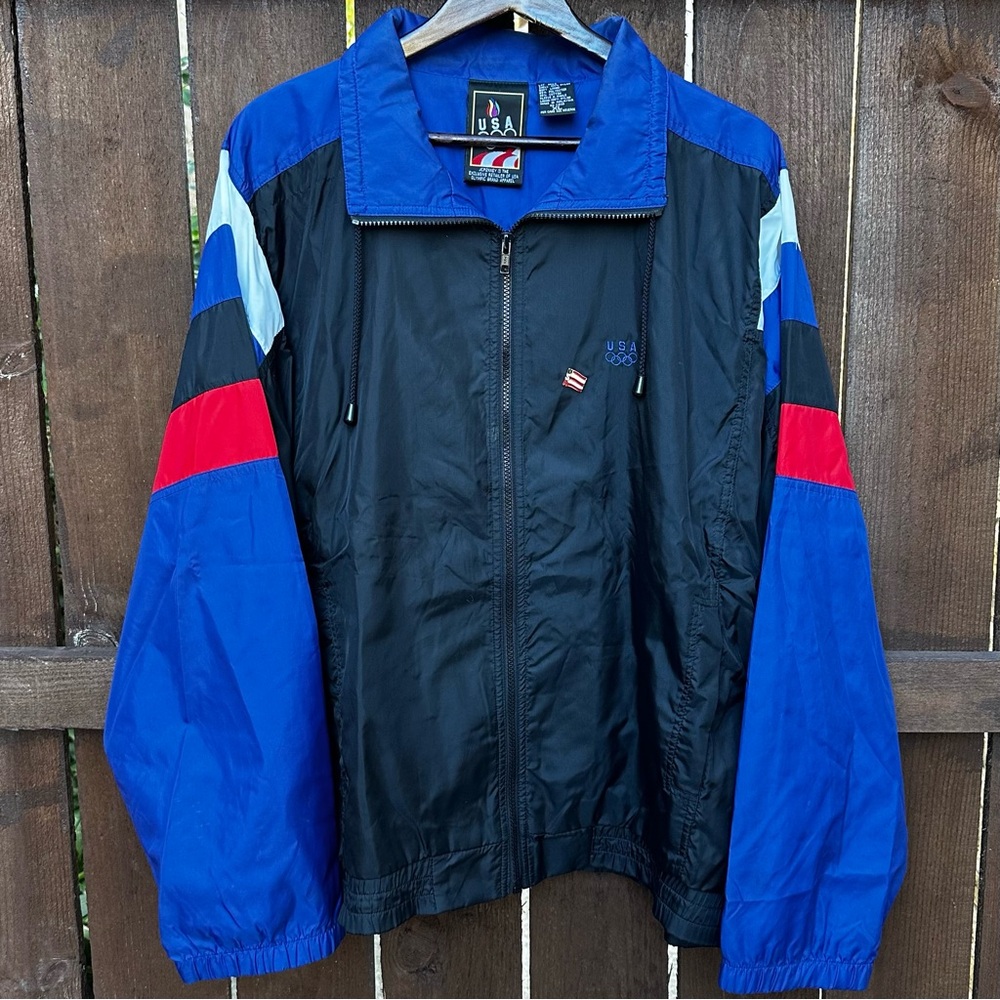 Vintage 90’s Olympics Team USA x JC Penny Men’s Windbreaker Jacket Size X-Large